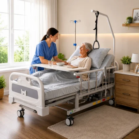 Acti Comfort – elektryczne łóżko rehabilitacyjne do opieki domowej