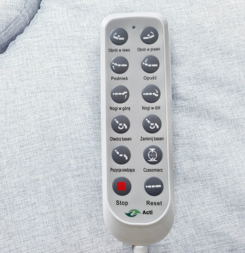 Acti Comfort – elektryczne łóżko rehabilitacyjne do opieki domowej